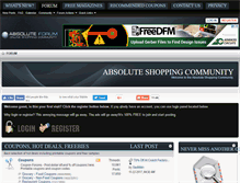 Tablet Screenshot of absolute-forum.com